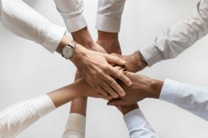 collaboration hands